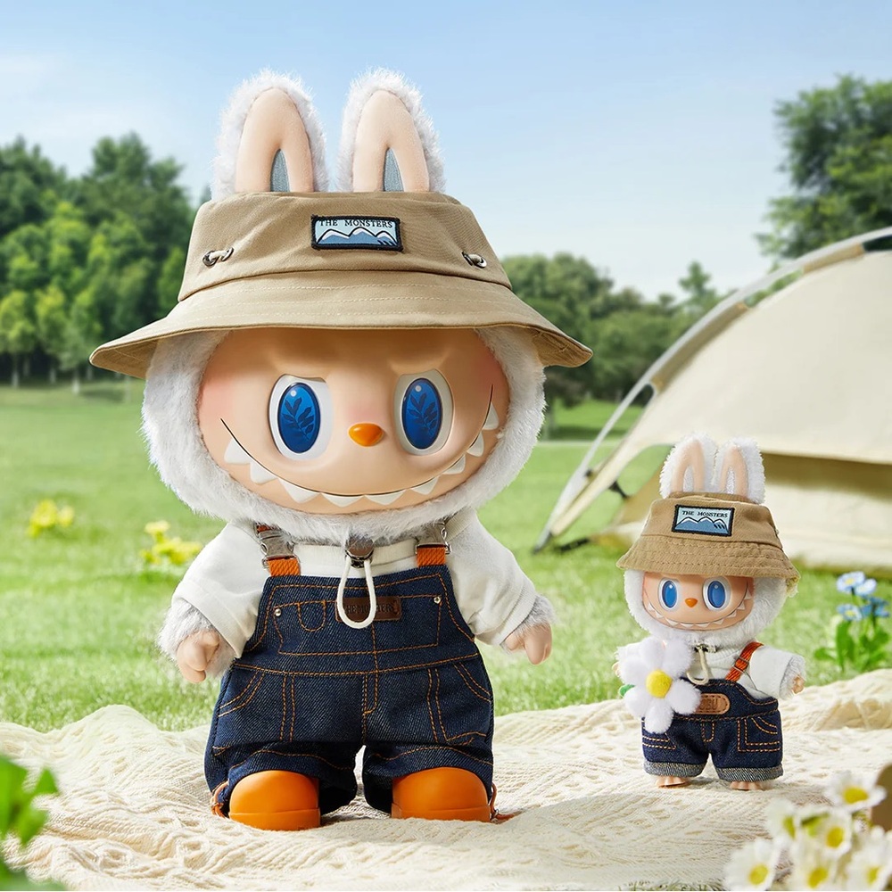 NIB Large Fall in Wild Labubu Farmer Pop Mart